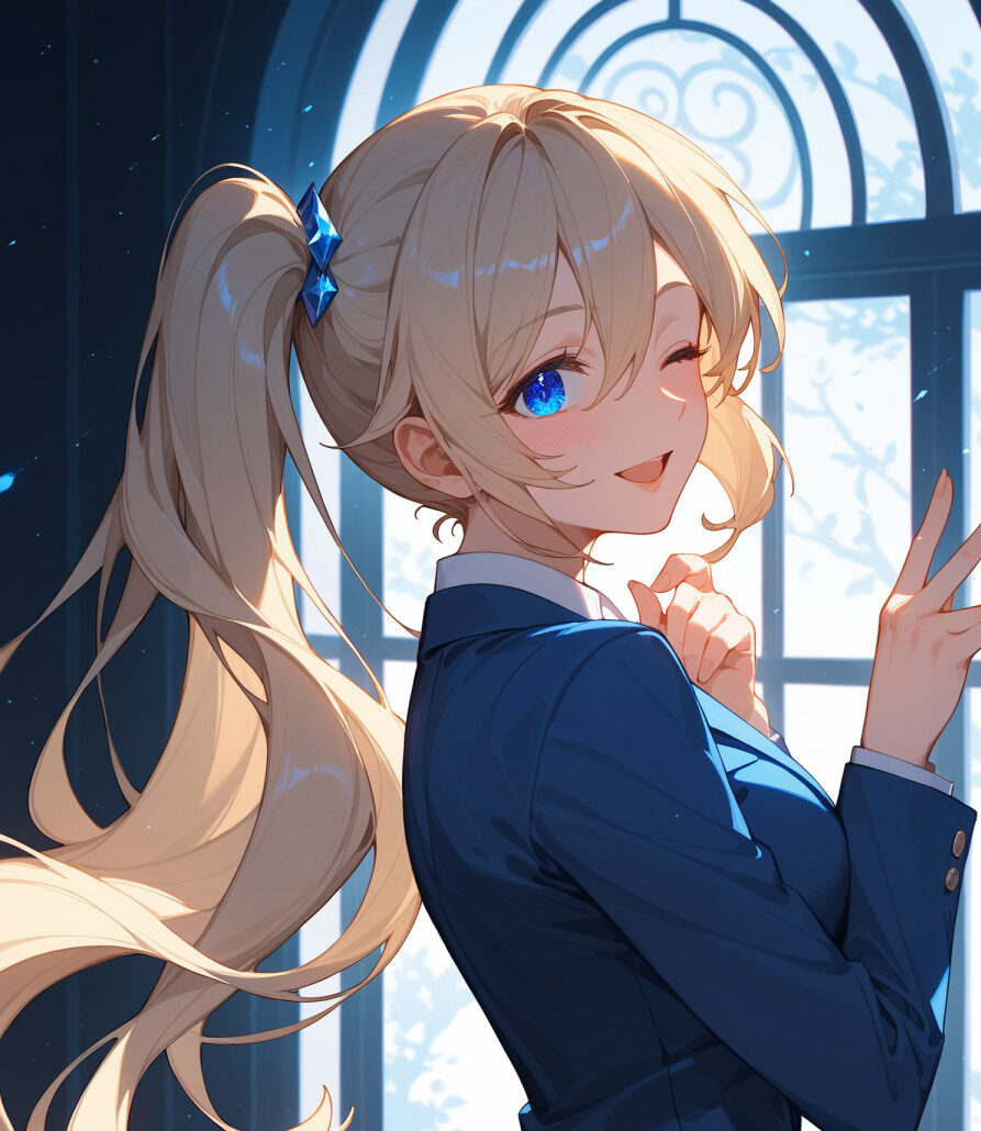 【#AIイラスト】仕事あーしどっちが好き？【ギャル！スーツ！黒レース！】