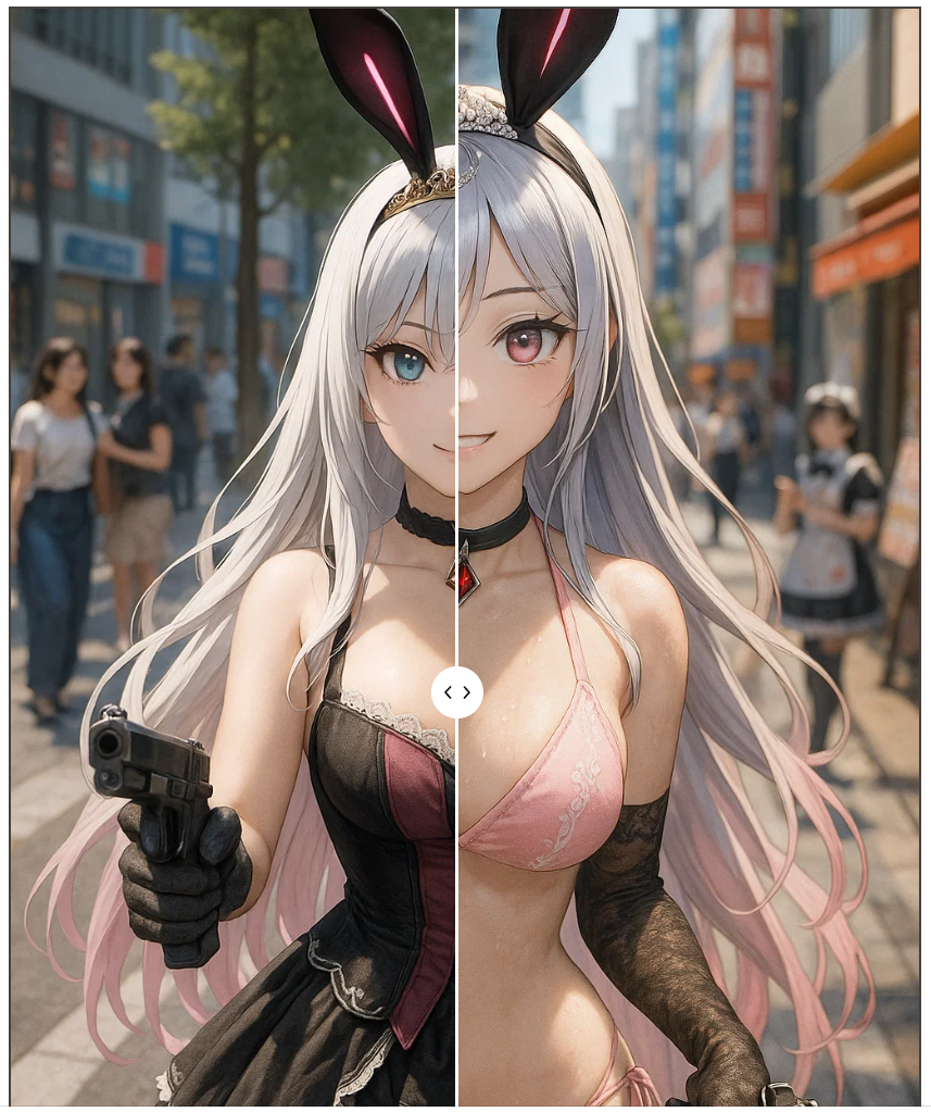 【#AIイラスト】街中の可愛い子を妄想の中で脱がしたった！【#aiart】