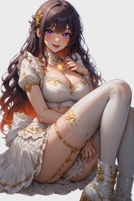 【#AIイラスト】アウレリアのメイド服をサキュバス三姉妹が着てみた。【R15】 7 IMG 2035