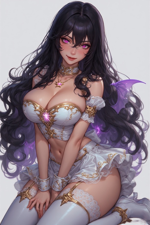 【#AIイラスト】アウレリアのメイド服をサキュバス三姉妹が着てみた。【R15】 10 IMG 2039