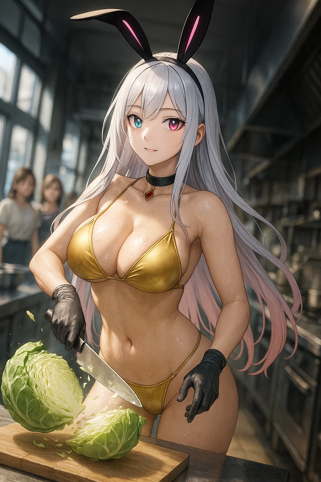 【#AIイラスト】金ビキニ印の3分クッキング!【マイクロビキニ】 10 image 26