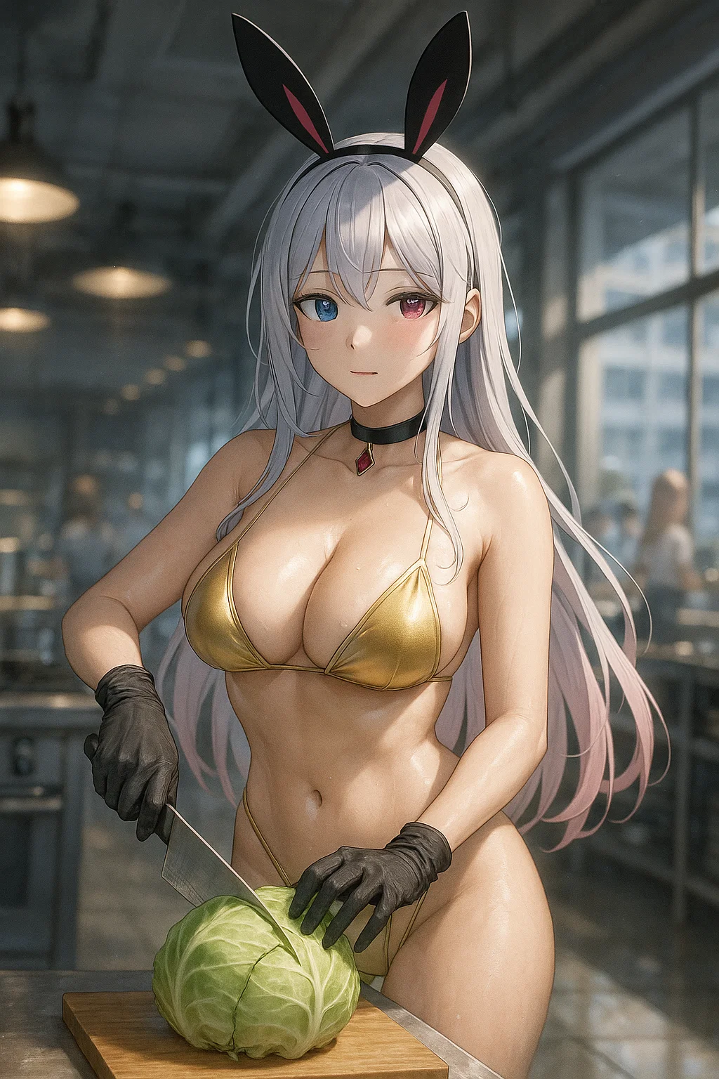 【#AIイラスト】金ビキニ印の3分クッキング!【マイクロビキニ】 14 image 28