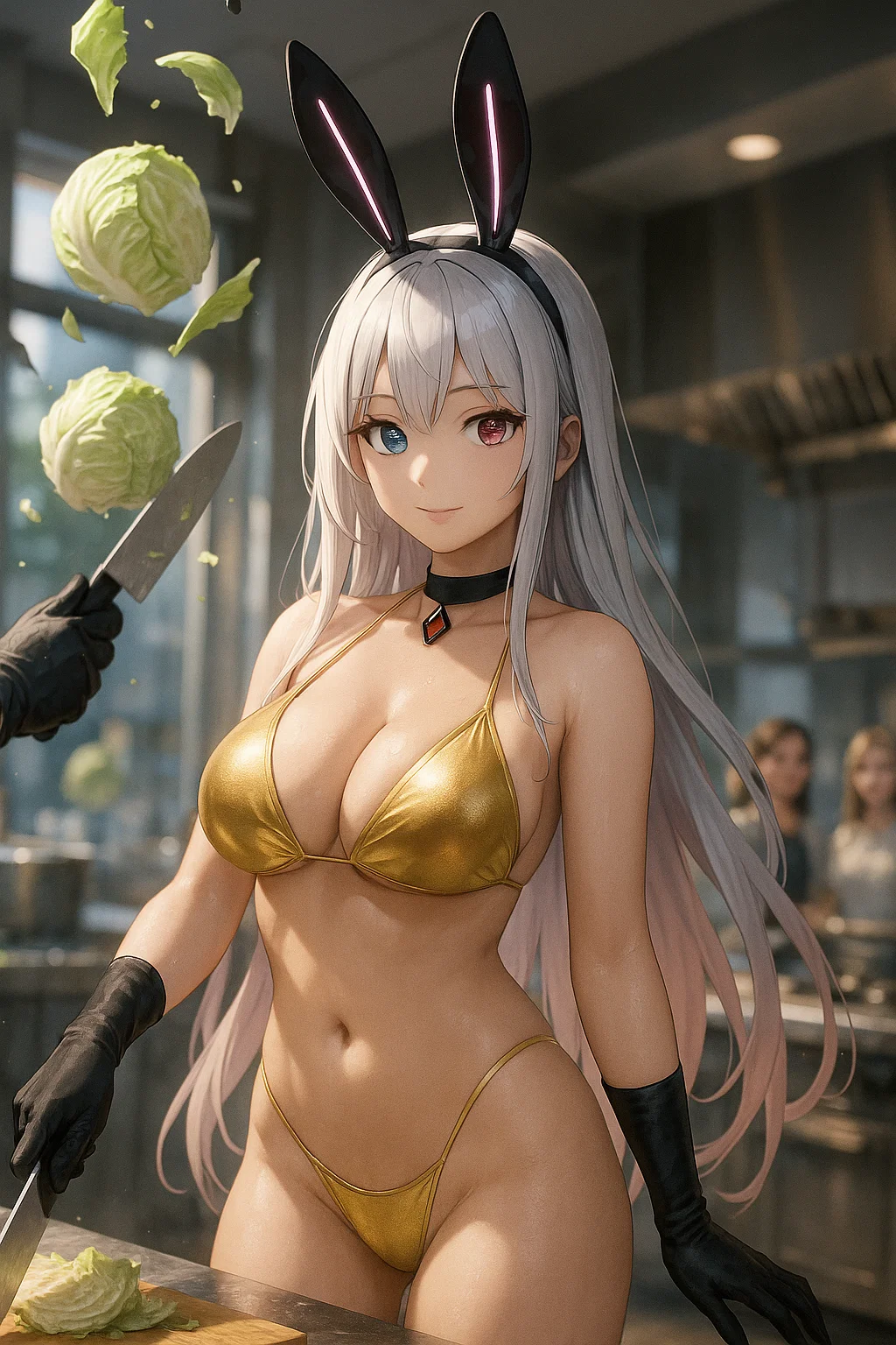 【#AIイラスト】金ビキニ印の3分クッキング!【マイクロビキニ】 29 image 44