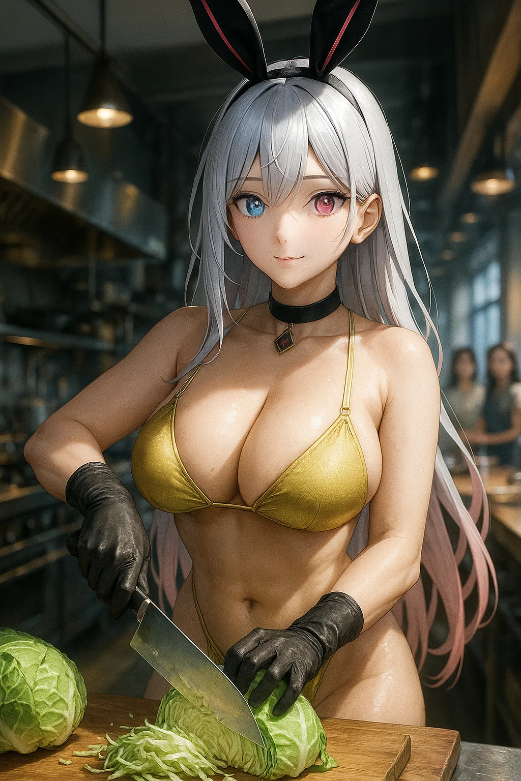 【#AIイラスト】金ビキニ印の3分クッキング!【マイクロビキニ】 35 image 51