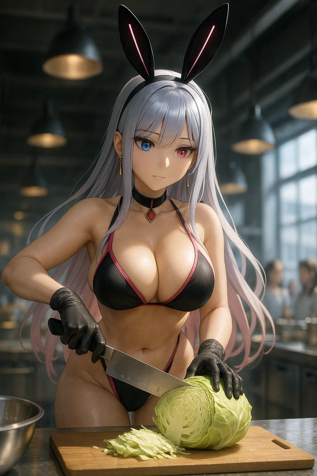 【#AIイラスト】金ビキニ印の3分クッキング!【マイクロビキニ】 48 image 60