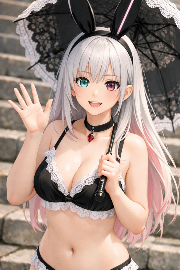 【#AIイラスト】寒さなんて気の所為!【寒中ビキニ大会】 10 image 47