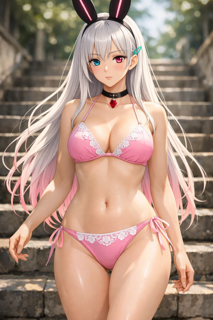 【#AIイラスト】寒さなんて気の所為!【寒中ビキニ大会】 24 image 61