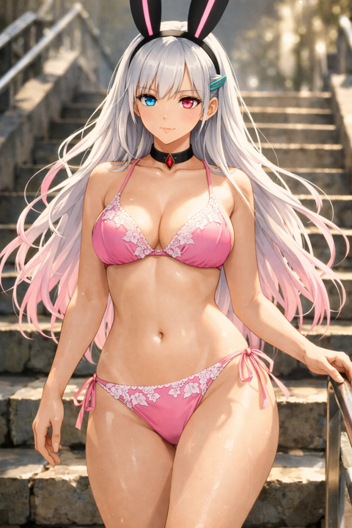 【#AIイラスト】寒さなんて気の所為!【寒中ビキニ大会】 26 image 63