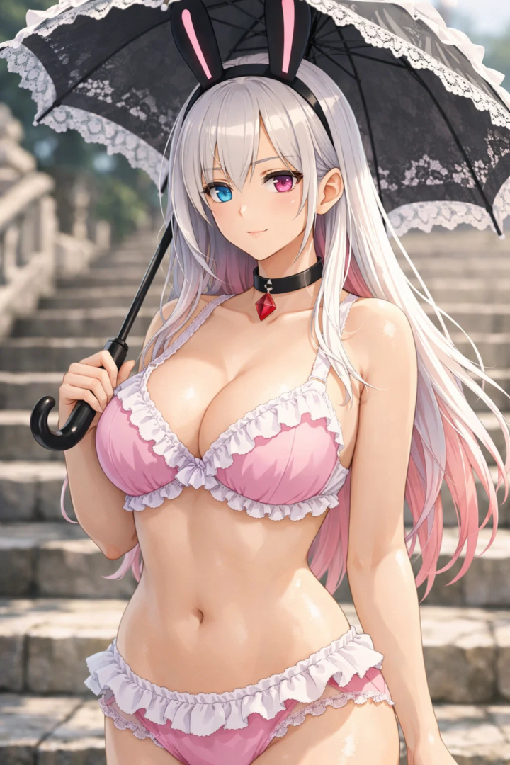 【#AIイラスト】寒さなんて気の所為!【寒中ビキニ大会】 38 image 75