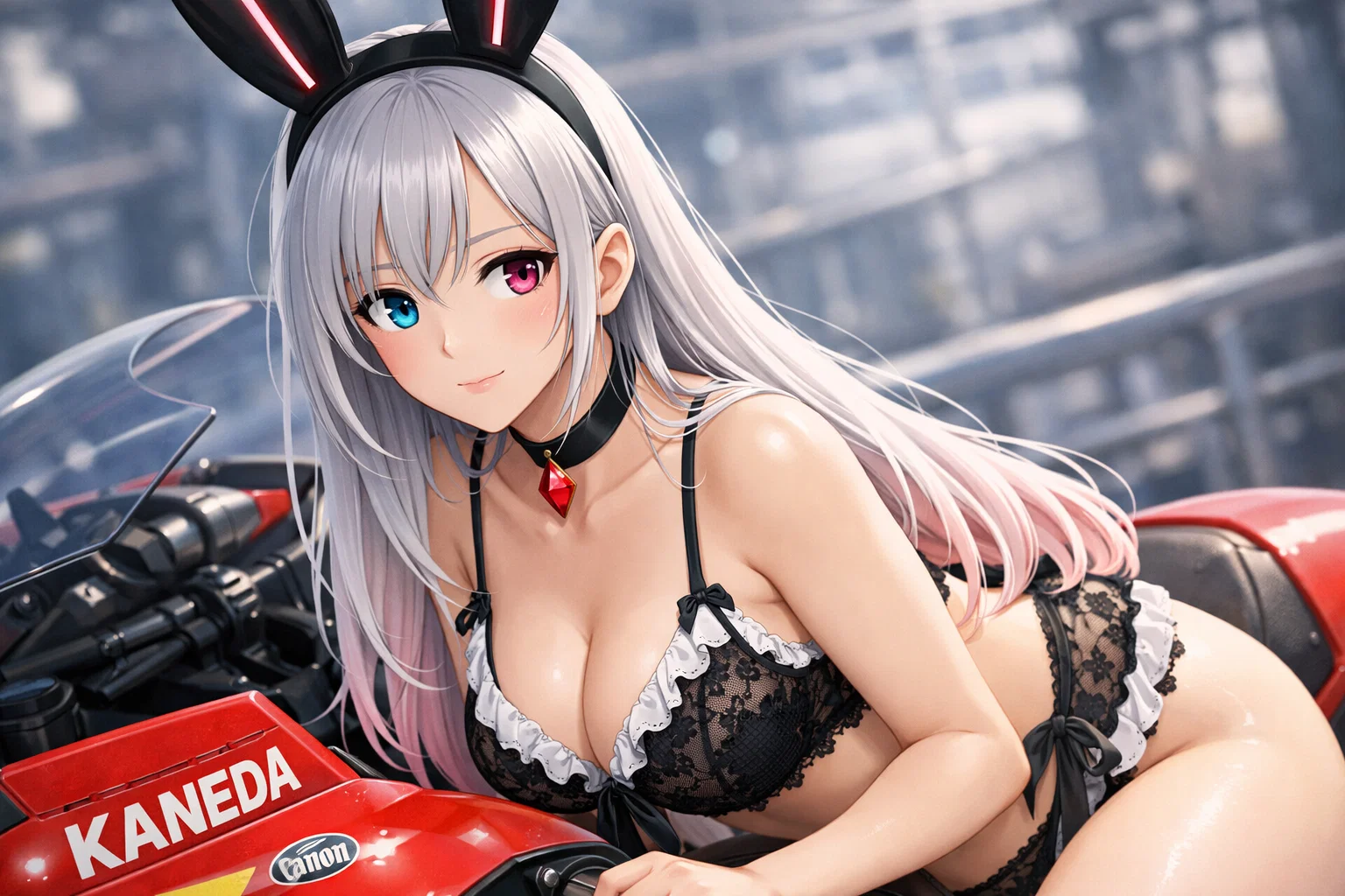 バイクに跨る可愛いバニー BKB!!ビキニで可愛いバニーBKB!!バイクビキニバニーBKB!! 20 image 101