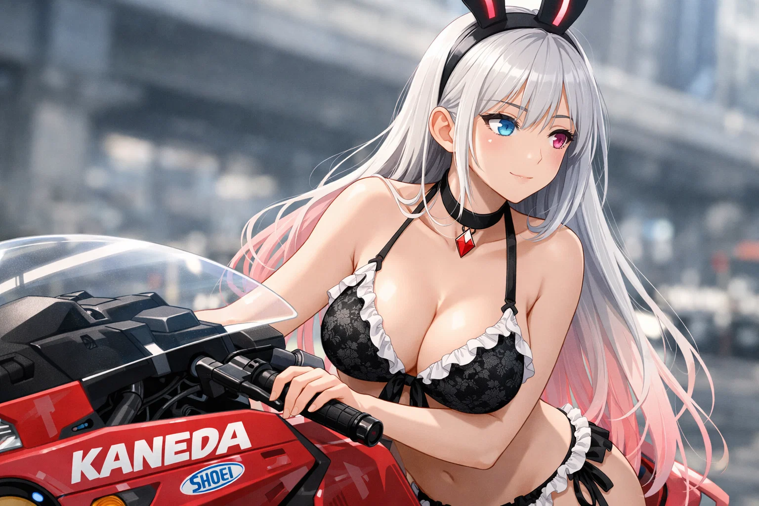 バイクに跨る可愛いバニー BKB!!ビキニで可愛いバニーBKB!!バイクビキニバニーBKB!! 7 image 97