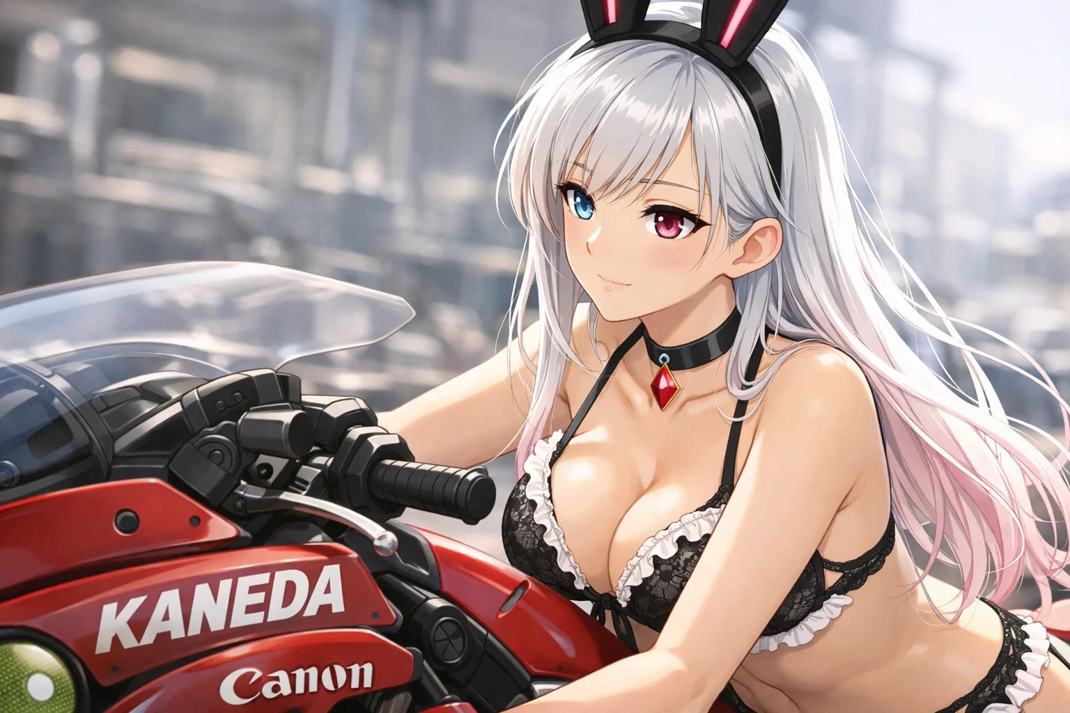 バイクに跨る可愛いバニー BKB!!ビキニで可愛いバニーBKB!!バイクビキニバニーBKB!! 22 image 99