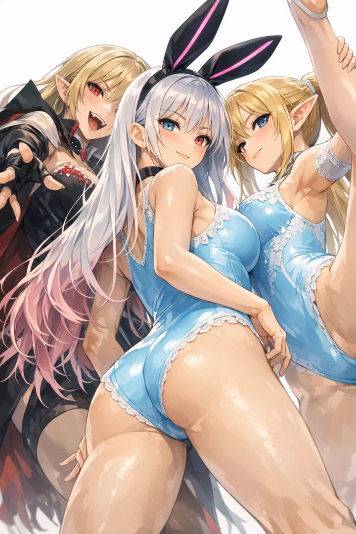 【3人寄れば、3ええケツで姦しい~桃で絶句!~】#AIイラスト 15 image 18