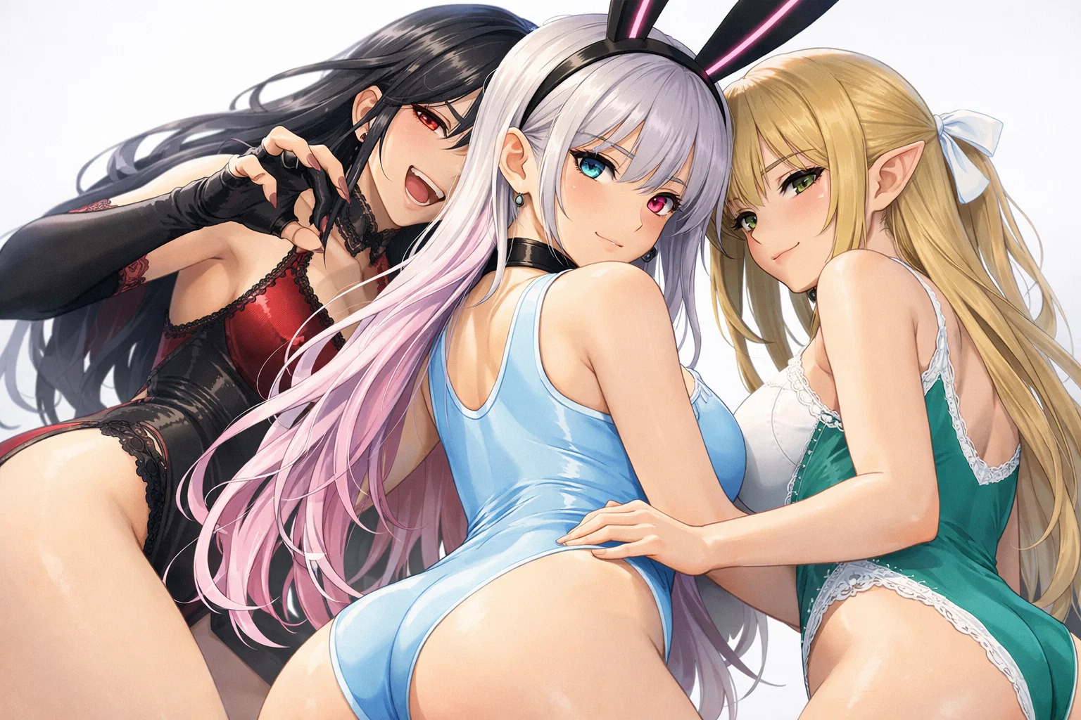 【3人寄れば、3ええケツで姦しい~桃で絶句!~】#AIイラスト 18 image 22