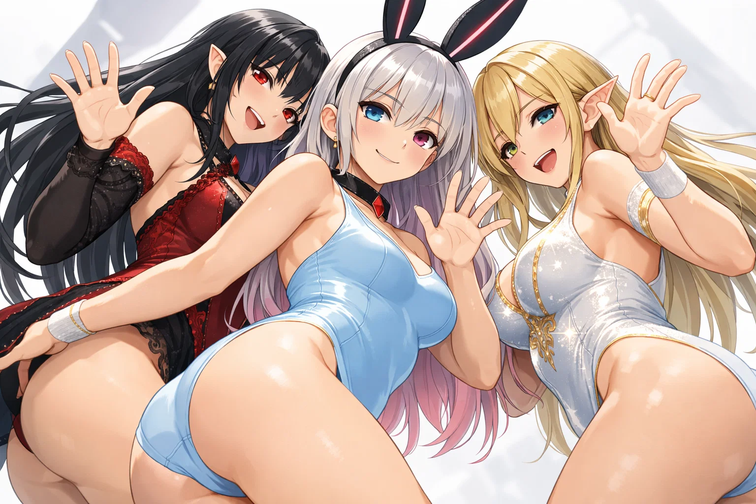 【3人寄れば、3ええケツで姦しい~桃で絶句!~】#AIイラスト 37 image 24