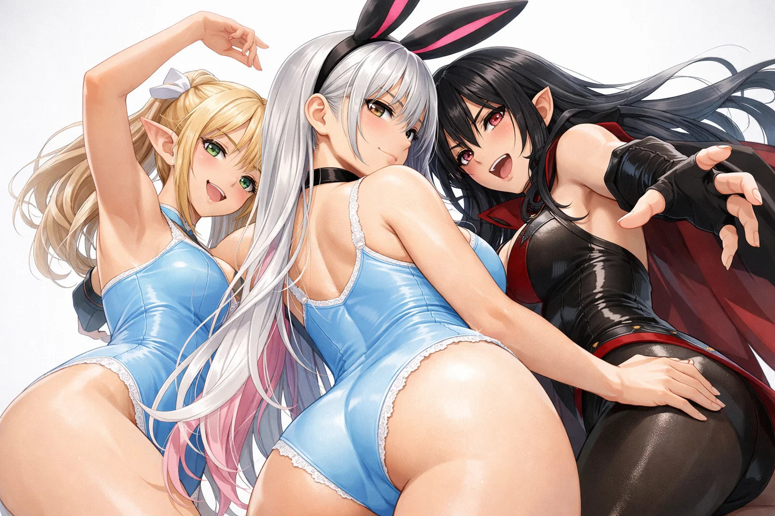 【3人寄れば、3ええケツで姦しい~桃で絶句!~】#AIイラスト 10 image 27