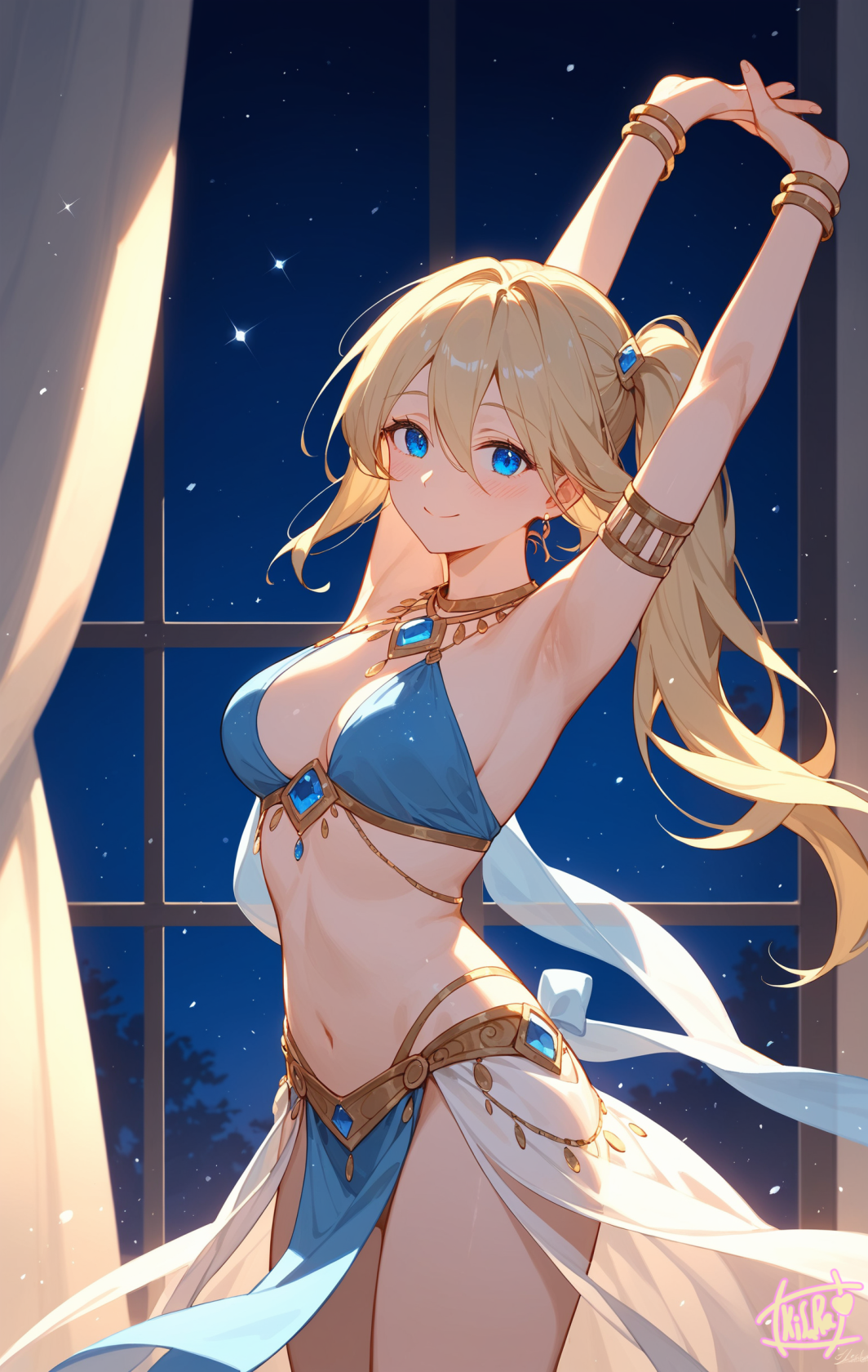 【AIイラスト】君に踊る夜